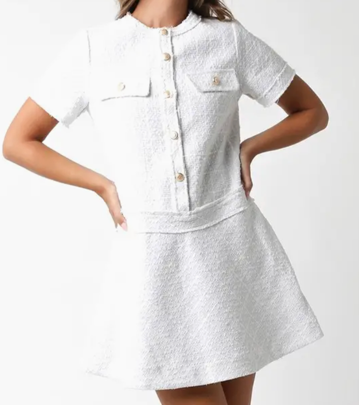 OLIVACEOUS ILA DRESS