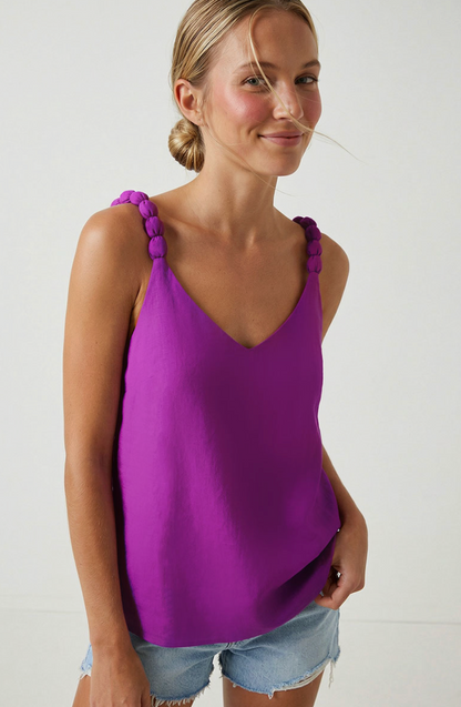NAKED ZEBRA VIOLA TANK TOP