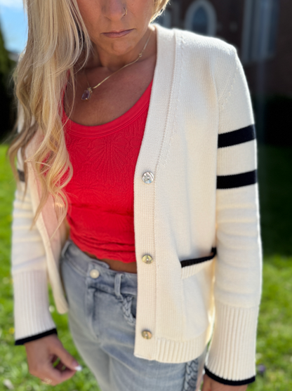 DALTON FLAG CARDIGAN