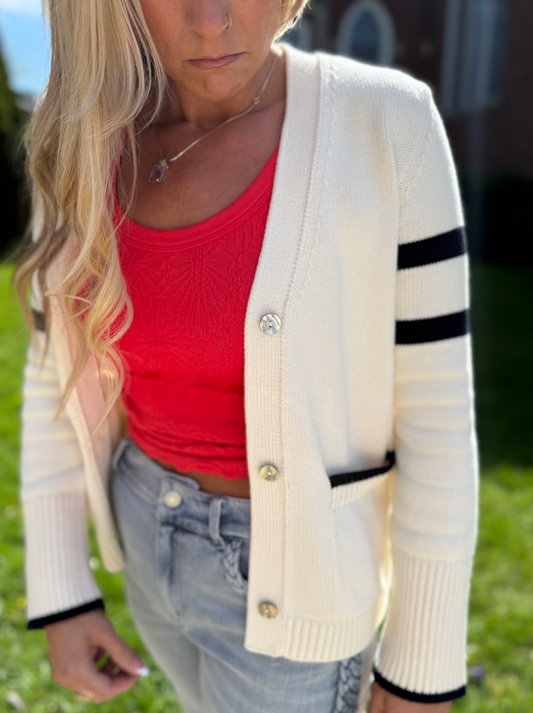 DALTON FLAG CARDIGAN