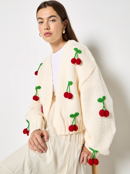 APRICOT CHERRY CARDIGAN