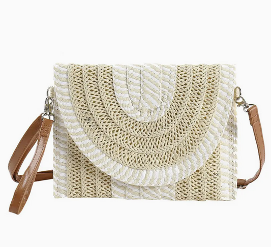 SENSIBLING STRAW CROSSBODY