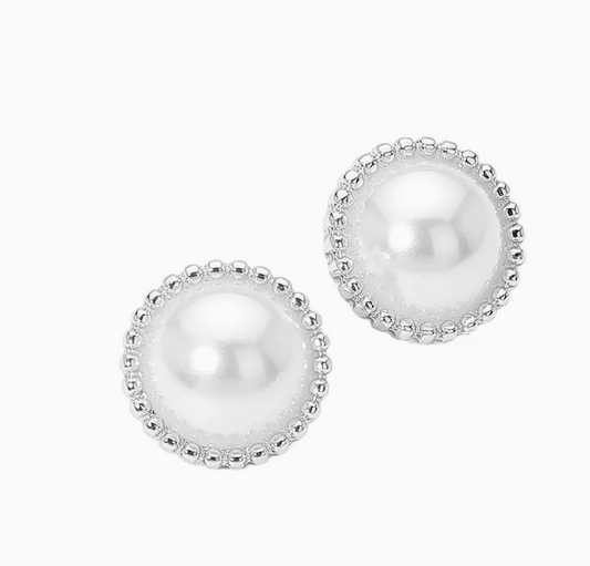 SENSIBLING PEARL STUD EARRINGS