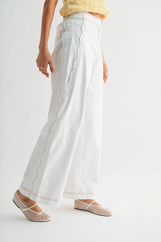 CAMELLIA WINNIE WIDE LEG PANTS
