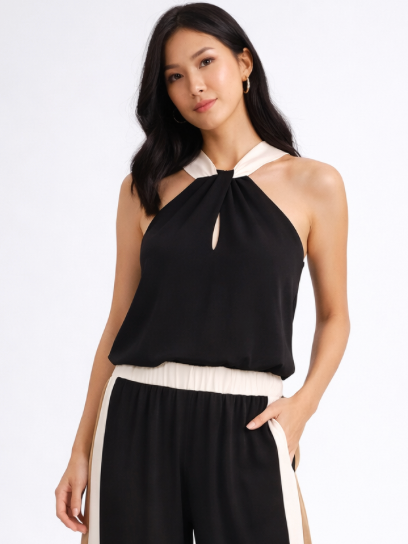 KLD SATIN BUBBLE TOP