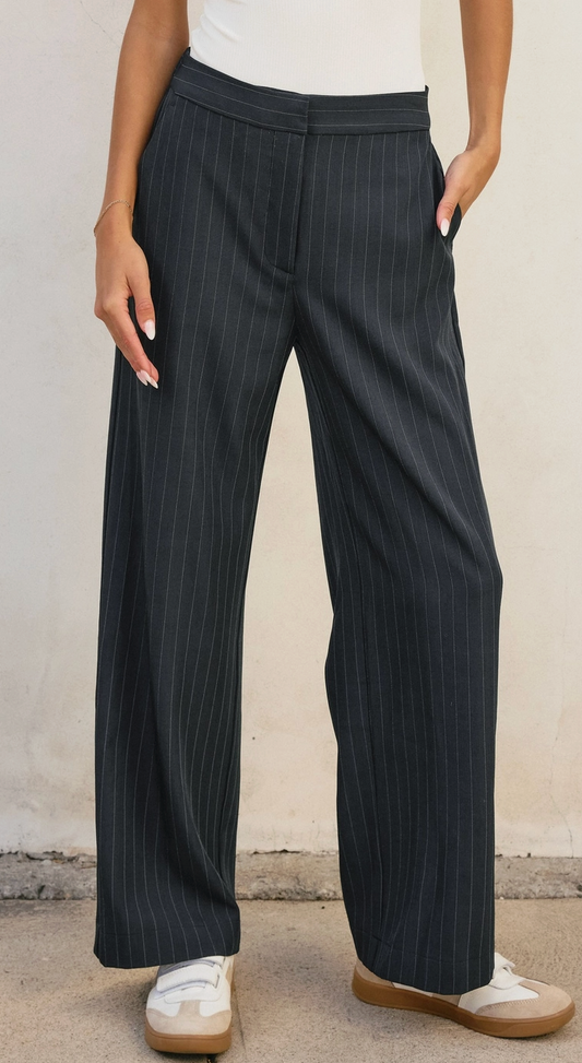 DRESS FORUM PATTY PINSTRIPED PANT