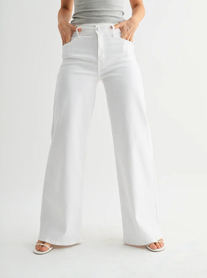 JUST BLACK DENIM OPTIC WHITE JEANS