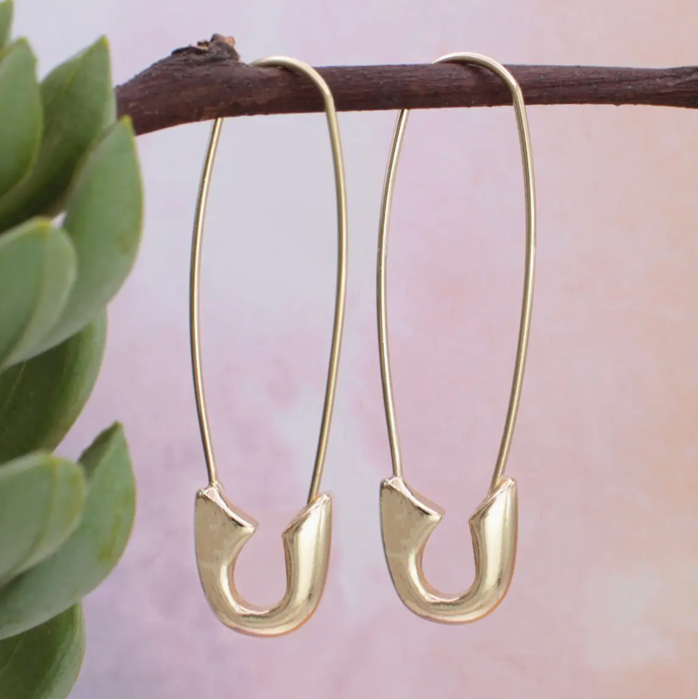 ZAD SAFETY PIN EARRINGS