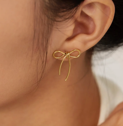 JOSSLYN ITTY BITTY BOW EARRINGS