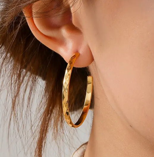 JOSSLYN HAMMERED HOOPS