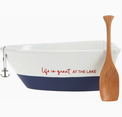 PAVILION AT THE LAKE SERVING DISH