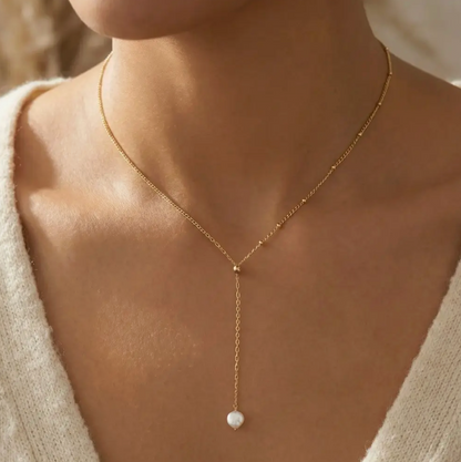 ANARCHY STREET DROP PEARL NECKLACE