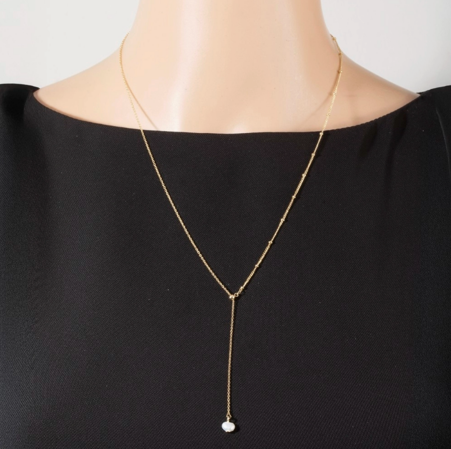 ANARCHY STREET DROP PEARL NECKLACE