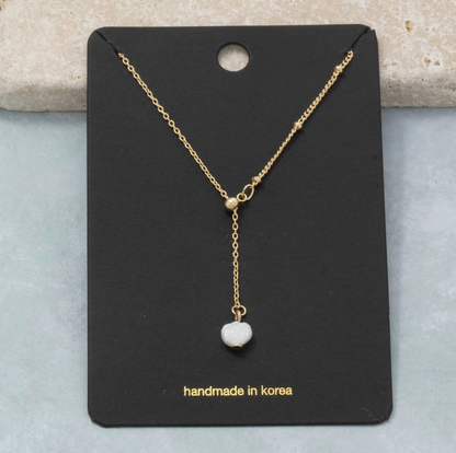 ANARCHY STREET DROP PEARL NECKLACE