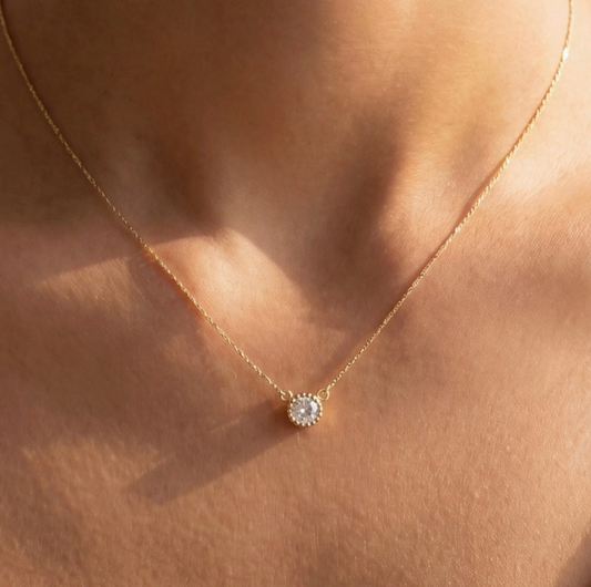 ANARCHY STREET PETITE BEZEL NECKLACE