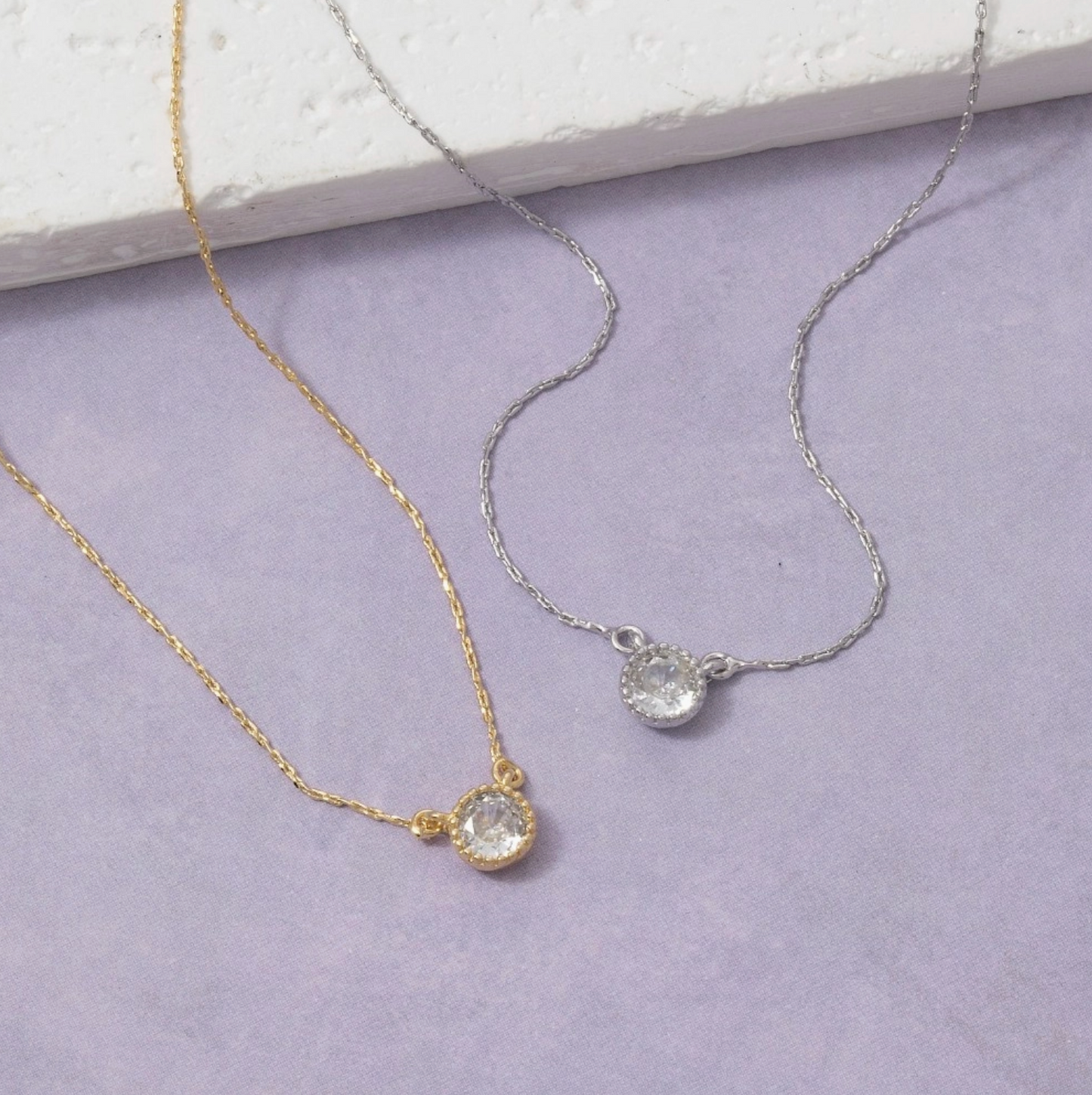 ANARCHY STREET PETITE BEZEL NECKLACE
