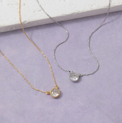 ANARCHY STREET PETITE BEZEL NECKLACE