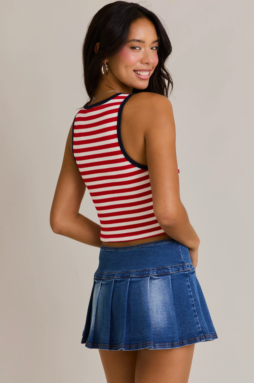 LE LIS STRIPED TANK