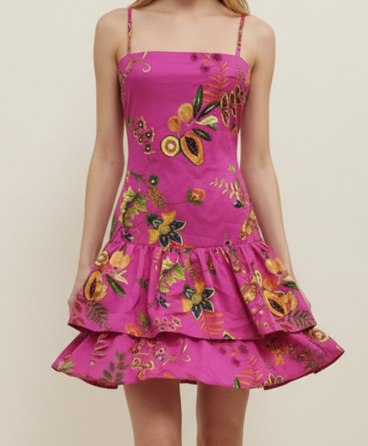 PINCH PAPAYA PUNCH MINI DRESS