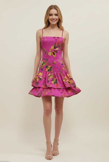 PINCH PAPAYA PUNCH MINI DRESS