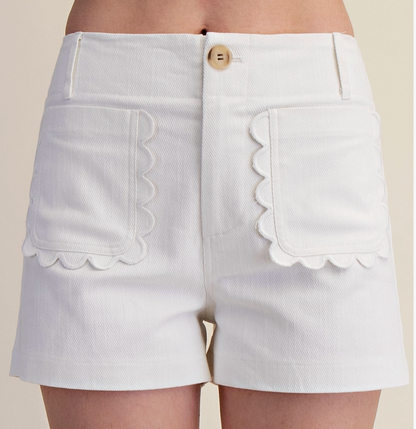 GLAM FLOWER POCKET SHORTS