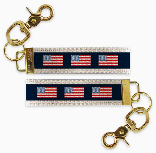 RUSTIC MARLIN KEYCHAIN