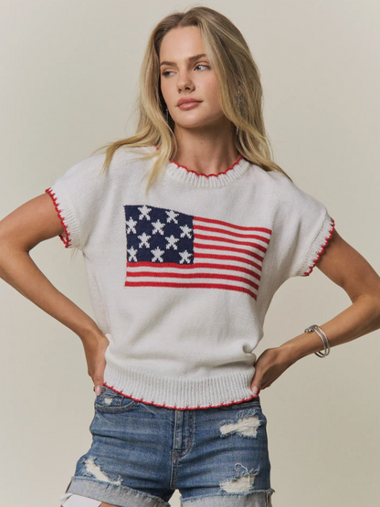 ADORA AMERICAN FLAG TOP