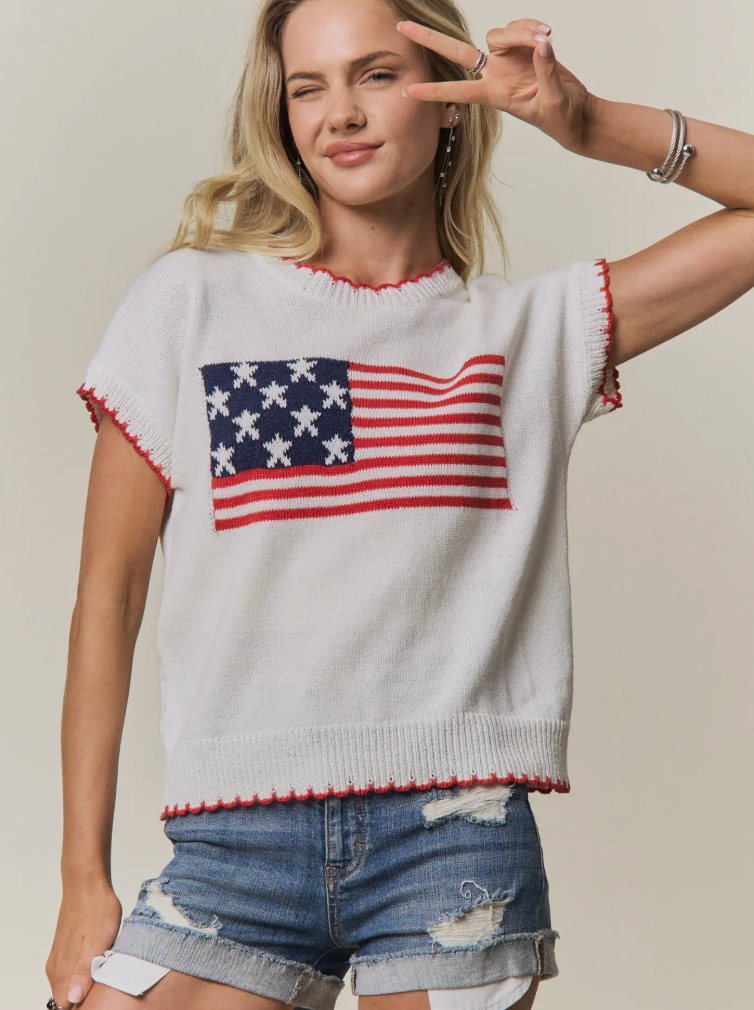 ADORA AMERICAN FLAG TOP