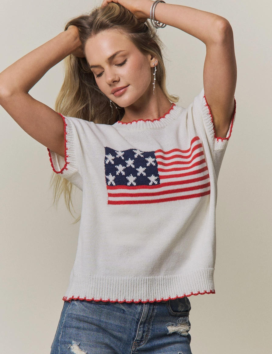 ADORA AMERICAN FLAG TOP