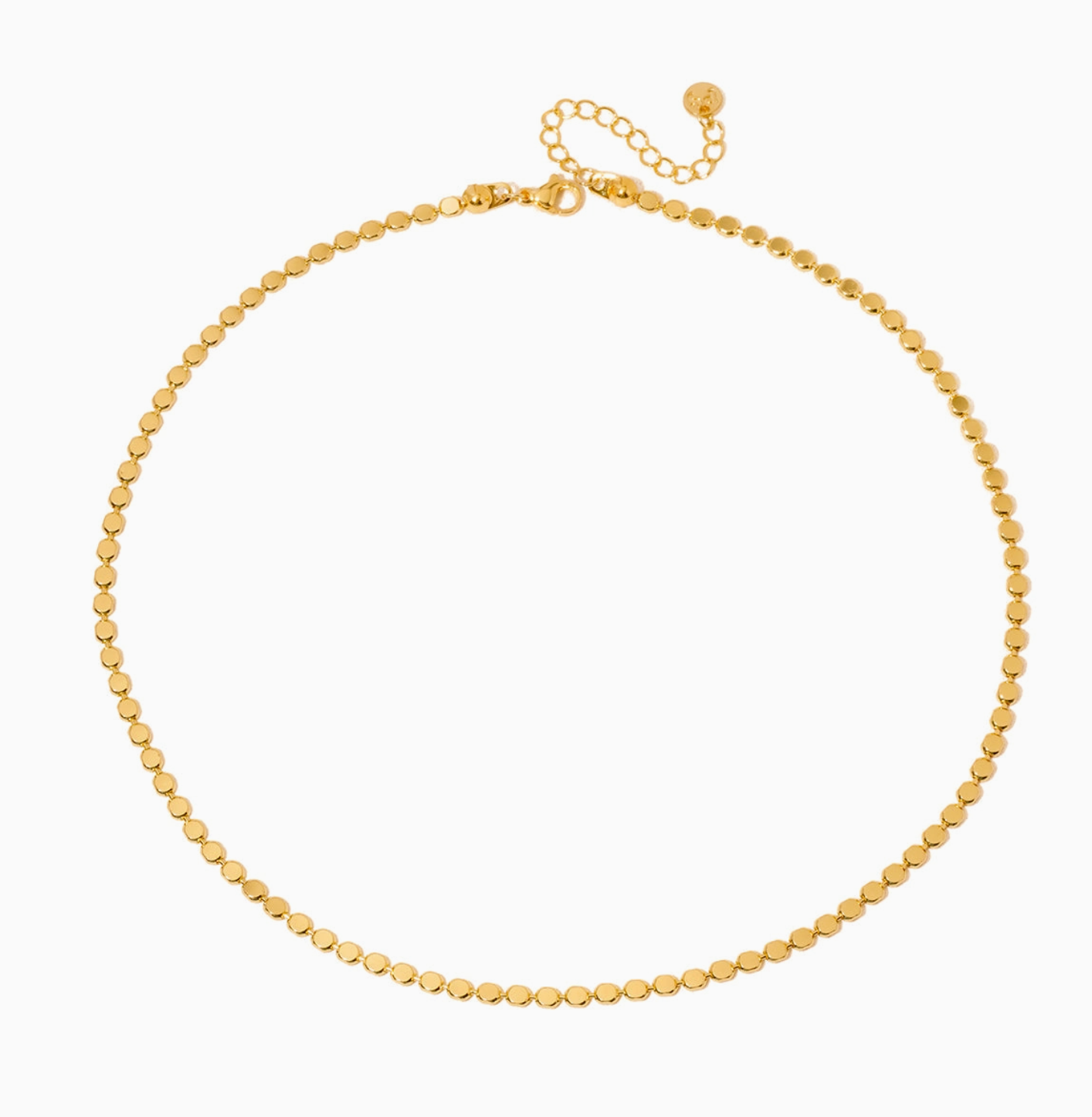 PRETTY SIMPLE DAKOTA DISC CHAIN NECKLACE