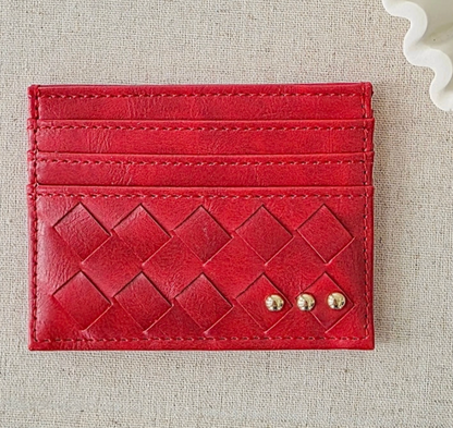 PRETTY SIMPLE MARIAH WOVEN CARD HOLDER