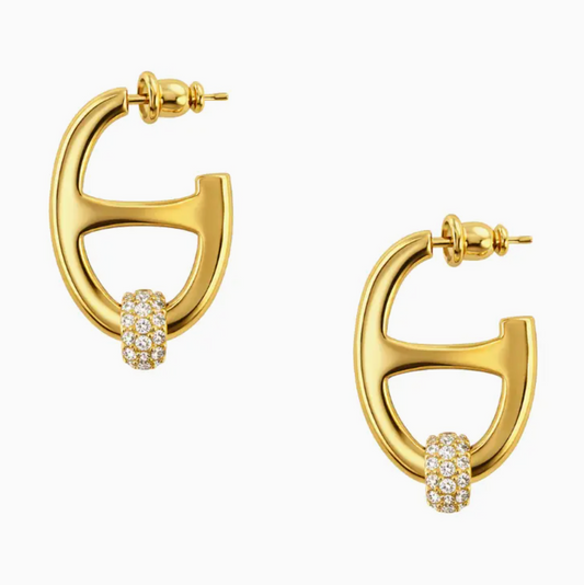 SAHIRA NOVA PAVE EARRINGS