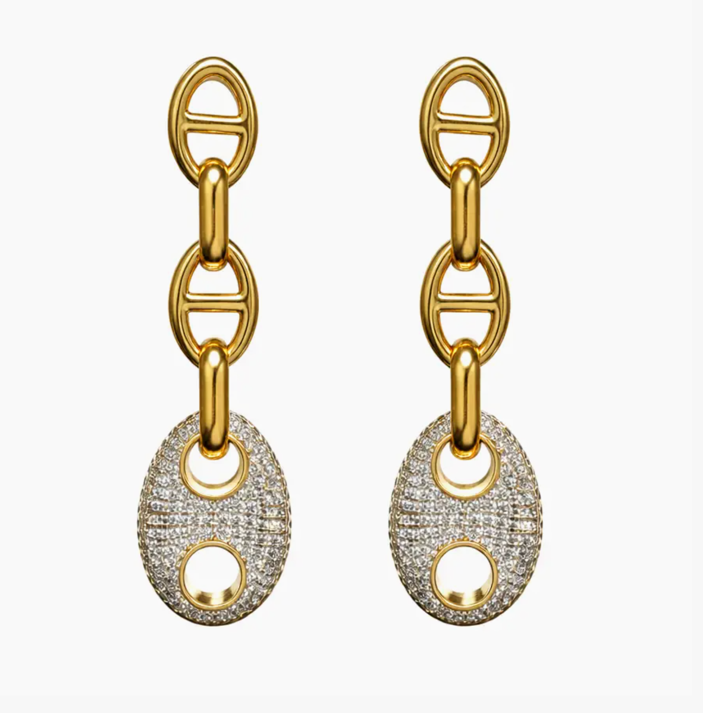 SAHIRA ROXANNE PAVE EARRINGS