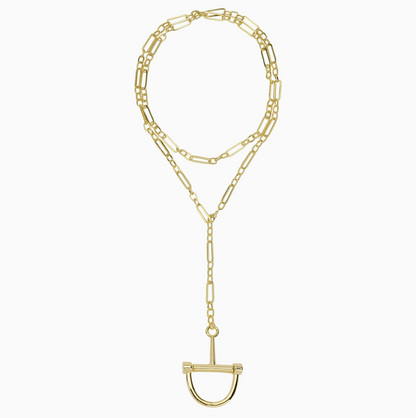 SAHIRA HORSEBIT CHAIN NECKLACE