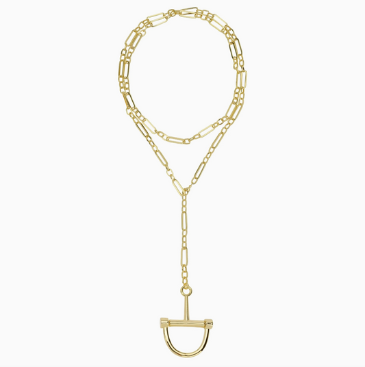 SAHIRA HORSEBIT CHAIN NECKLACE