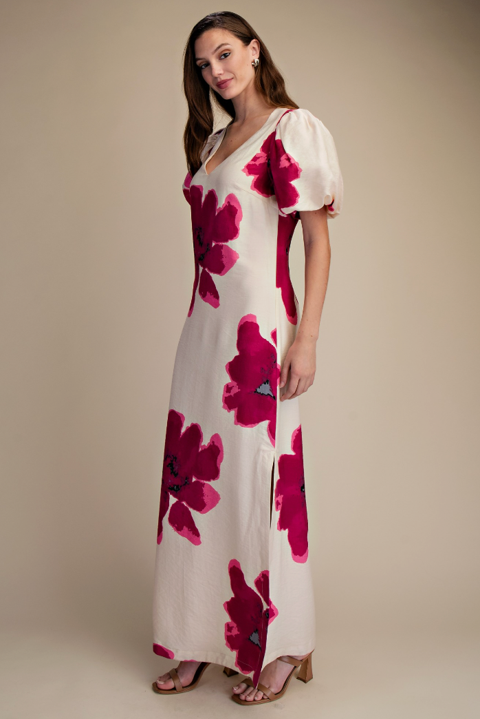 GLAM BLOOM INTO BEAUTY MAXI DRESS