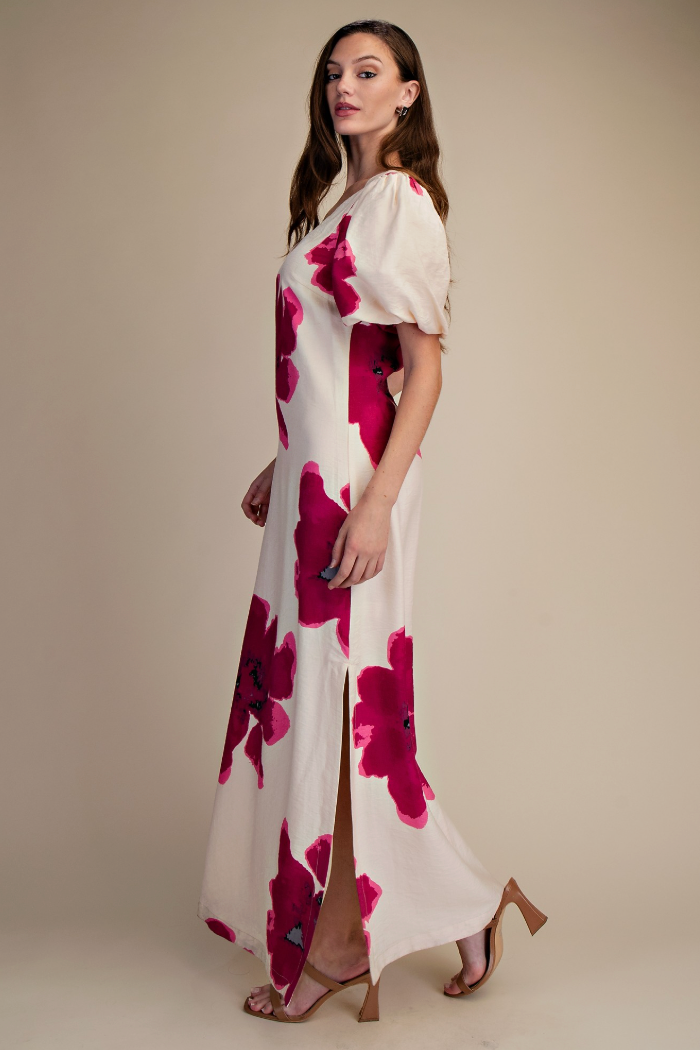 GLAM BLOOM INTO BEAUTY MAXI DRESS