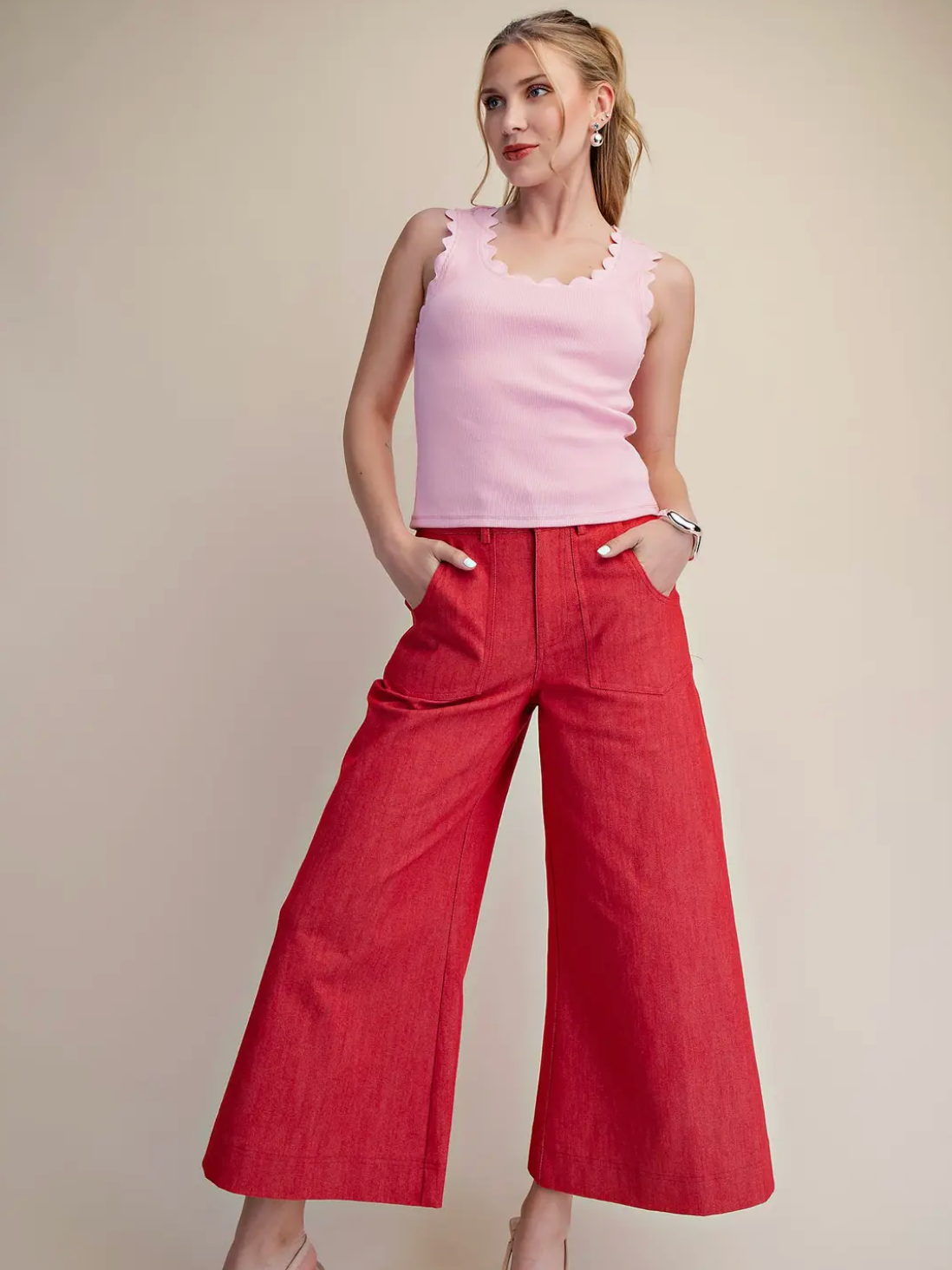 GLAM CROPPED MARIA PANTS