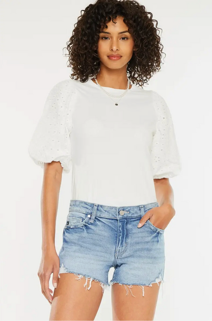 KAN CAN PERFECT DENIM SHORTS