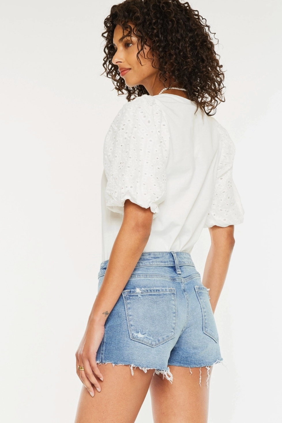 KAN CAN PERFECT DENIM SHORTS