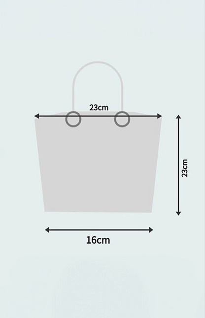 LA SOCIETY HANDLE TOTE BAG