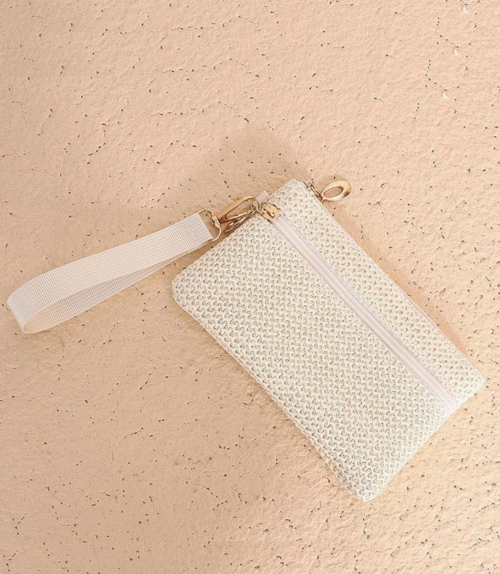 VANILLA MONKEY STRAW STRUCK WRISTLET