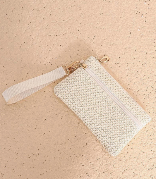 VANILLA MONKEY STRAW STRUCK WRISTLET