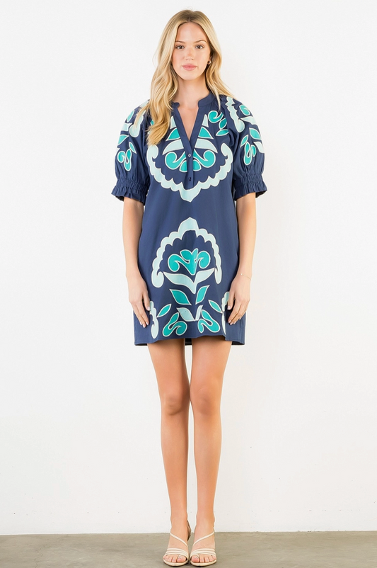 THML OCEANIA MINI DRESS