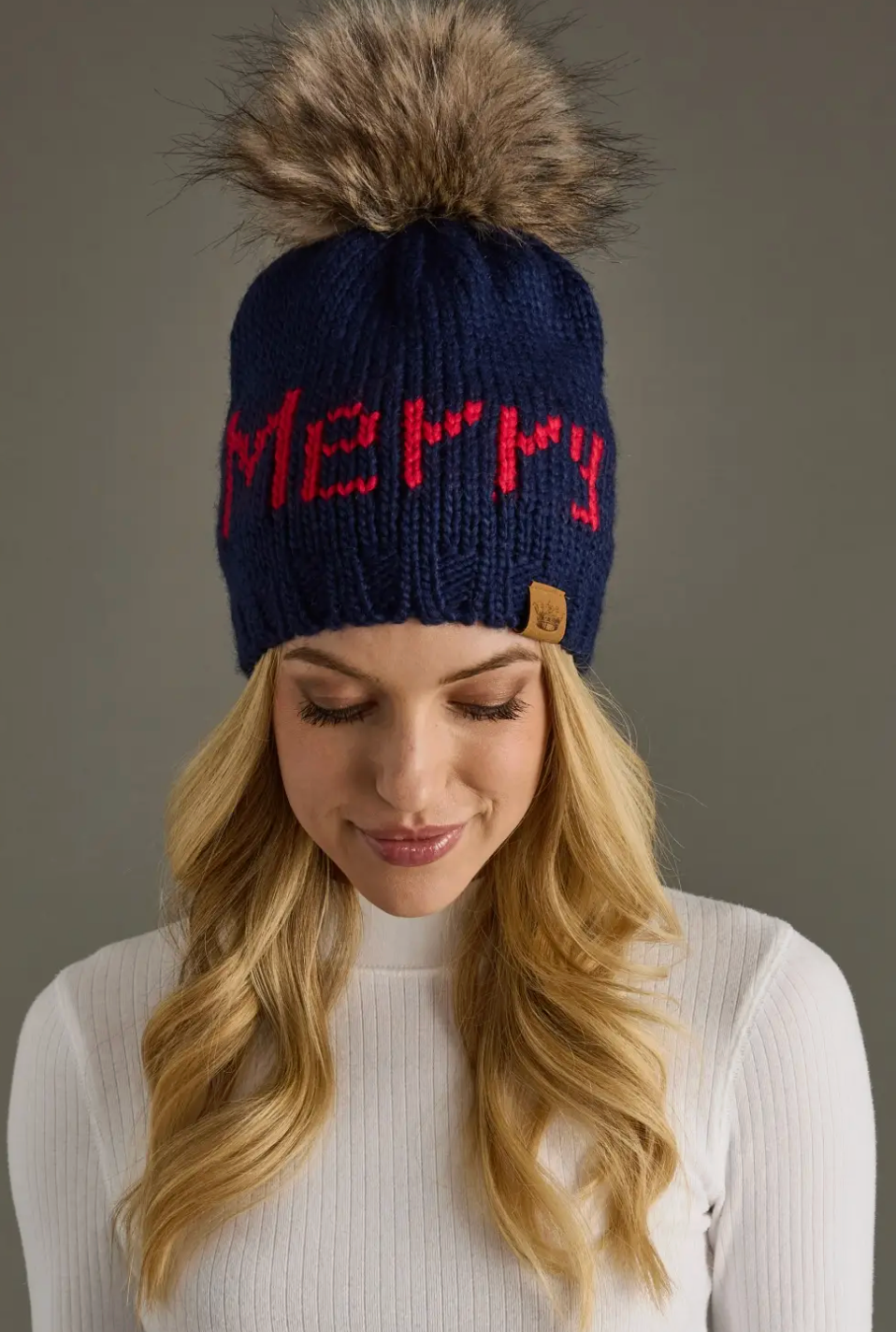 PANACHE VERY MERRY POM BEANIE