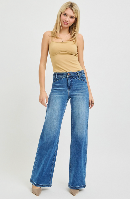 RISEN TILLY WIDE LEG DENIM