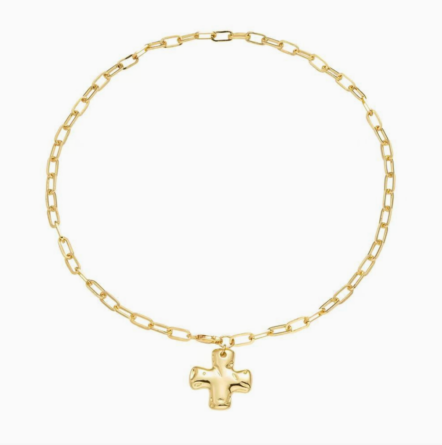 JOSSLYN HAMMERED CROSS PENDANT