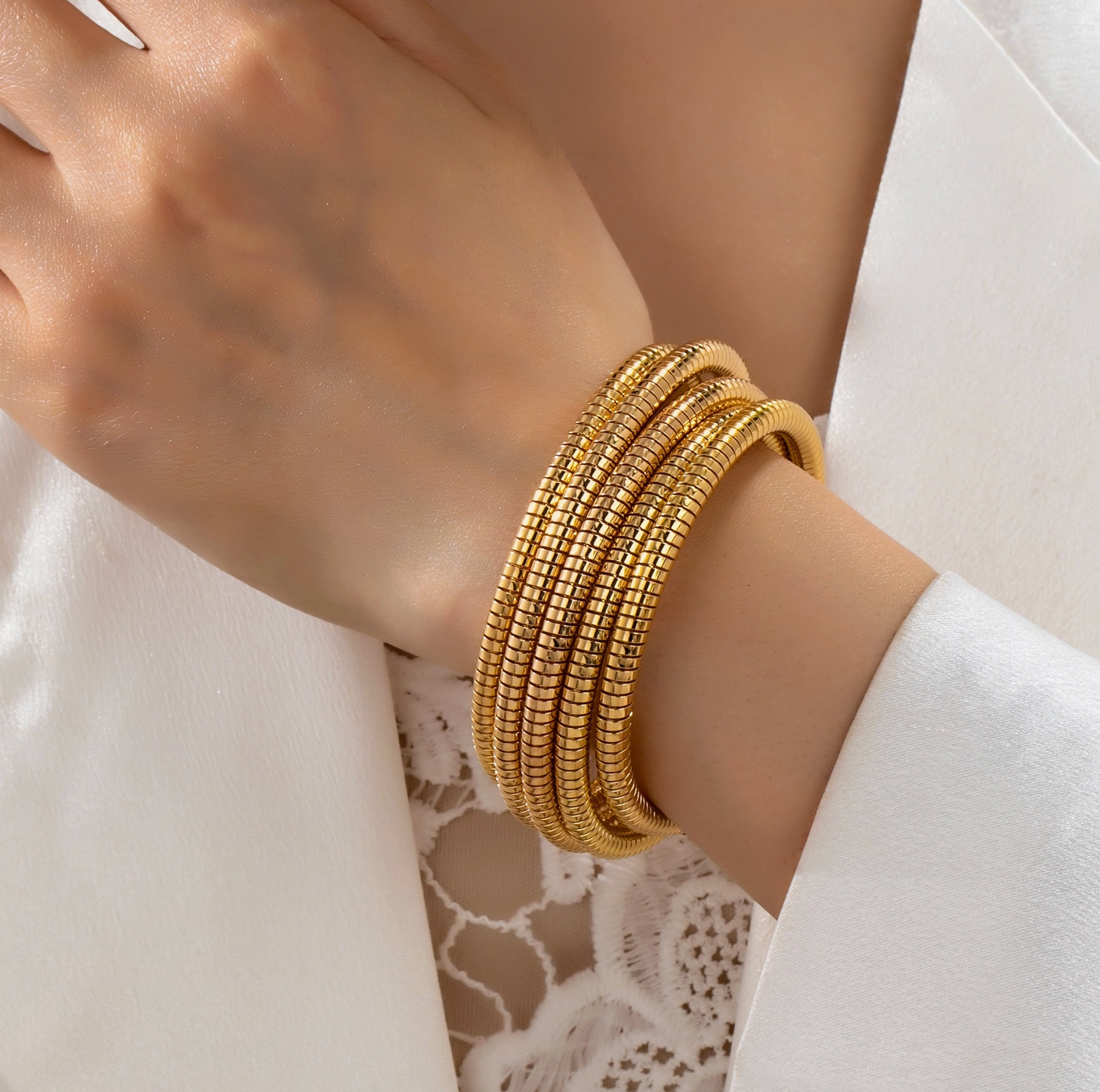 JOSSLYN GOLD WRAP BRACELET
