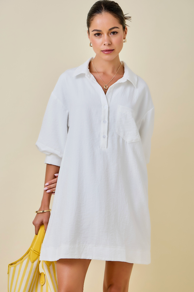 DAY + MOON EASY SHIRT DRESS
