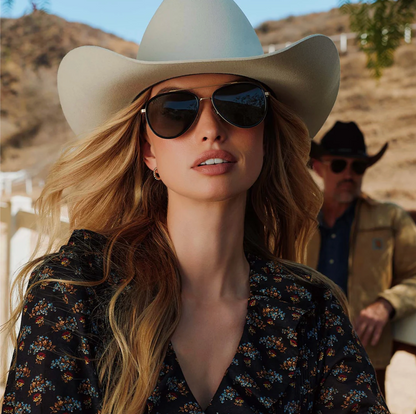 DIFF YELLOWSTONE AVIATOR SUNGLASSES
